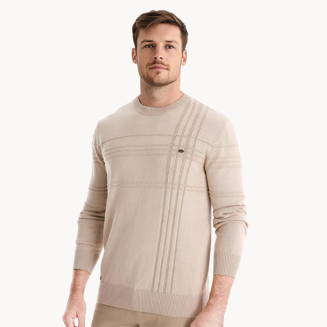 Daan™ | Herentrui Met Ruitdesign