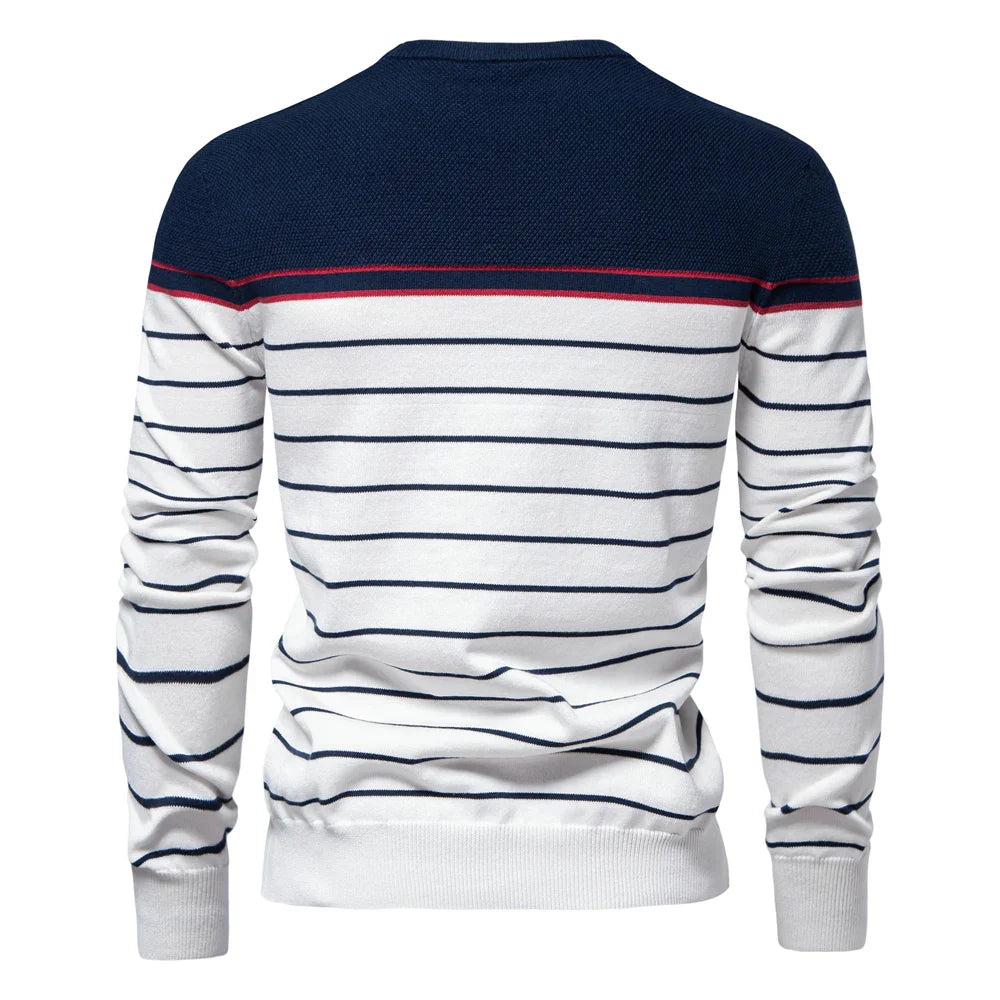 Sven™ | Heren Trui Met Streepdesign
