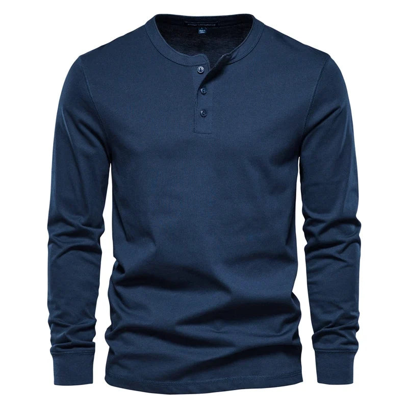 Vanvinci™ | Long Sleeve Shirt Met Knopen