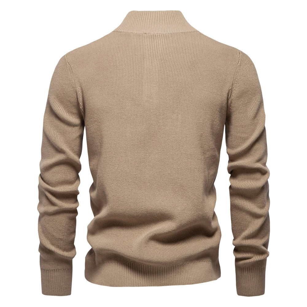 Leon™ | Heren Trui Met Knoopdesign