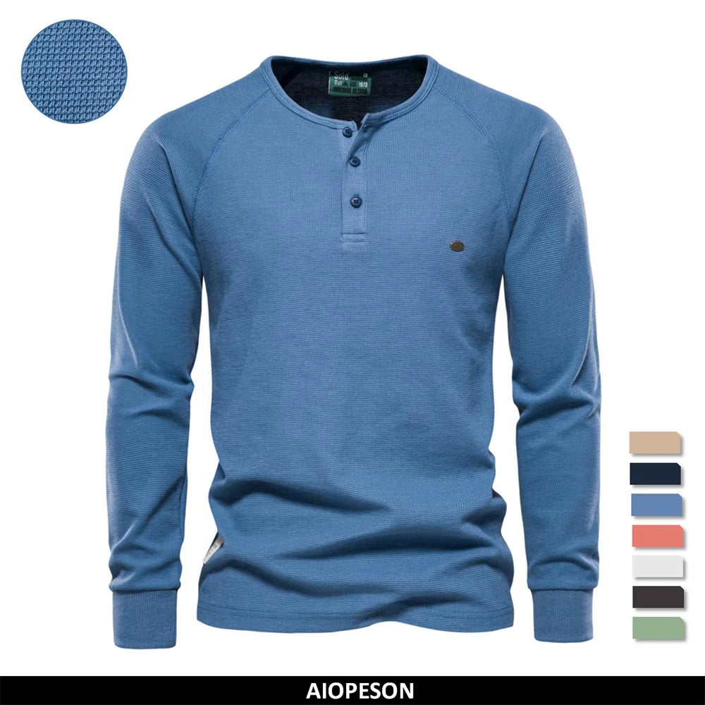 Leo™ | Long Sleeve Shirt Met Knopen