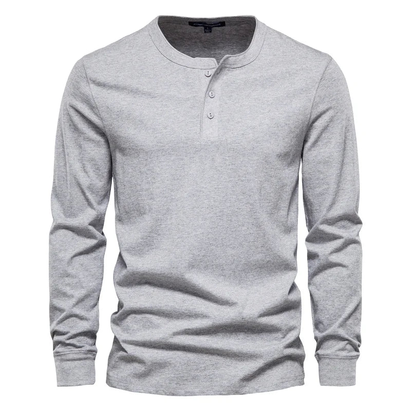 Vanvinci™ | Long Sleeve Shirt Met Knopen