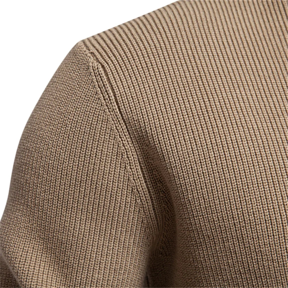 Leon™ | Heren Trui Met Knoopdesign