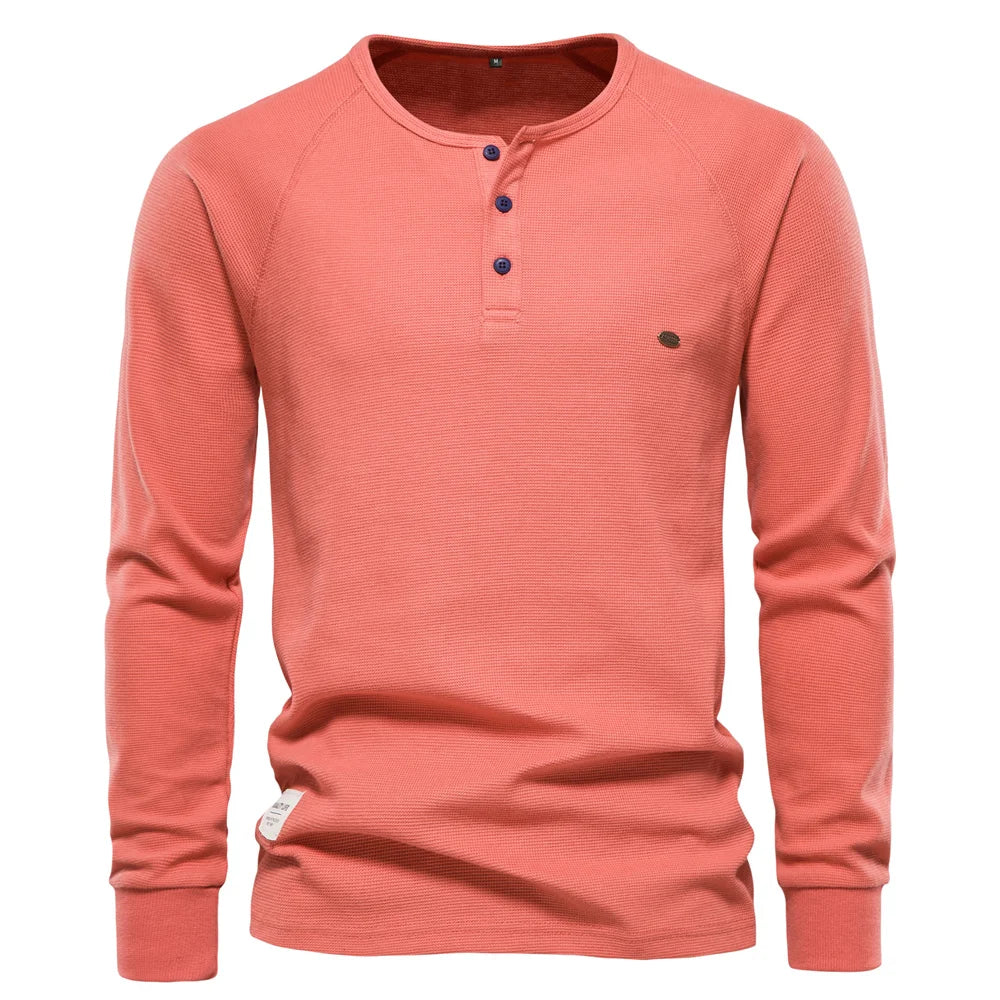Leo™ | Long Sleeve Shirt Met Knopen