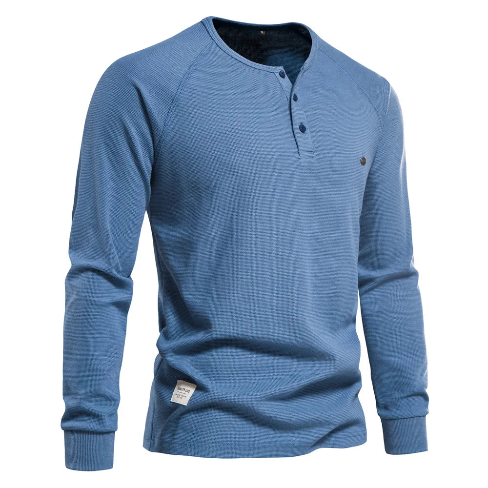 Leo™ | Long Sleeve Shirt Met Knopen