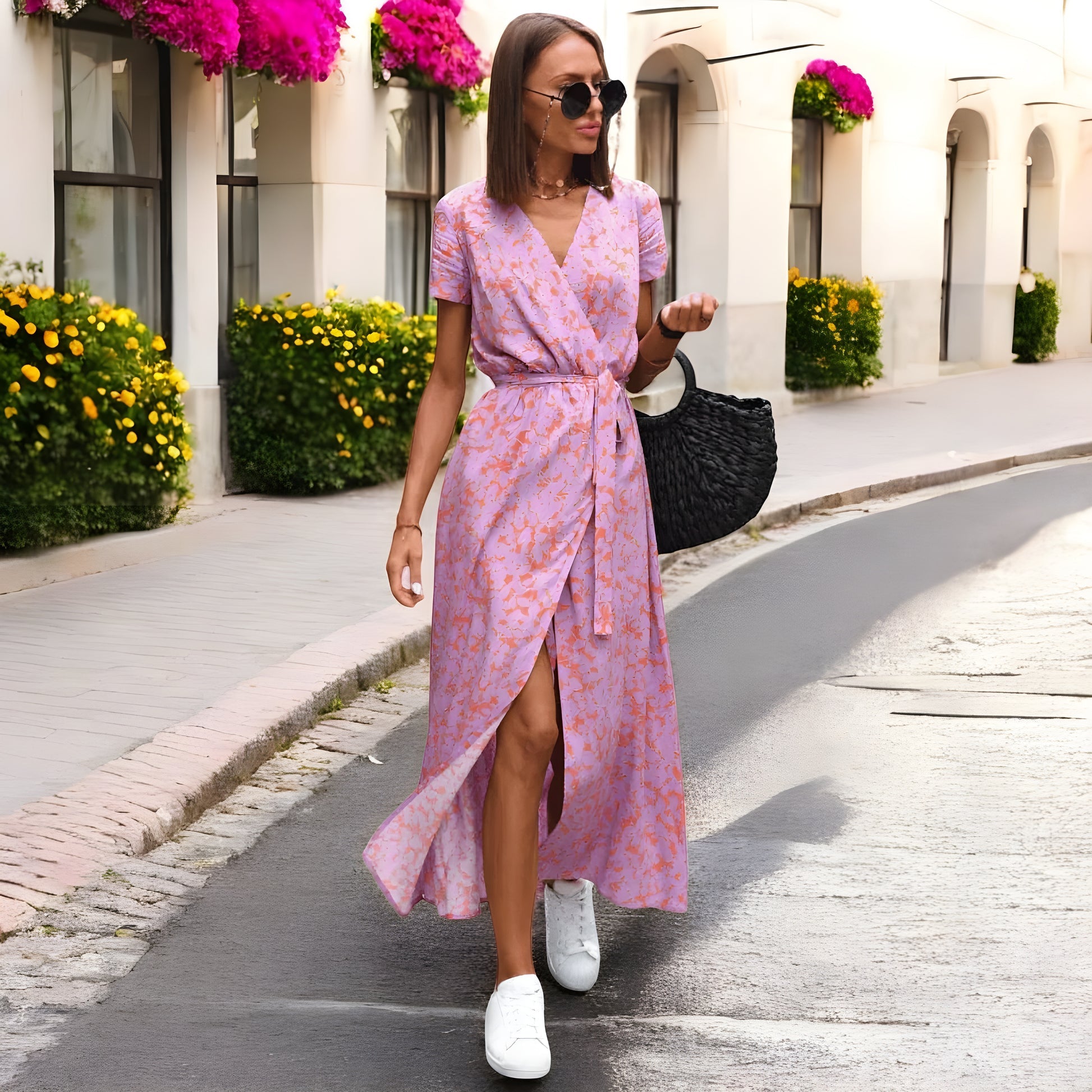 Eline | Elegante Bloemenjurk