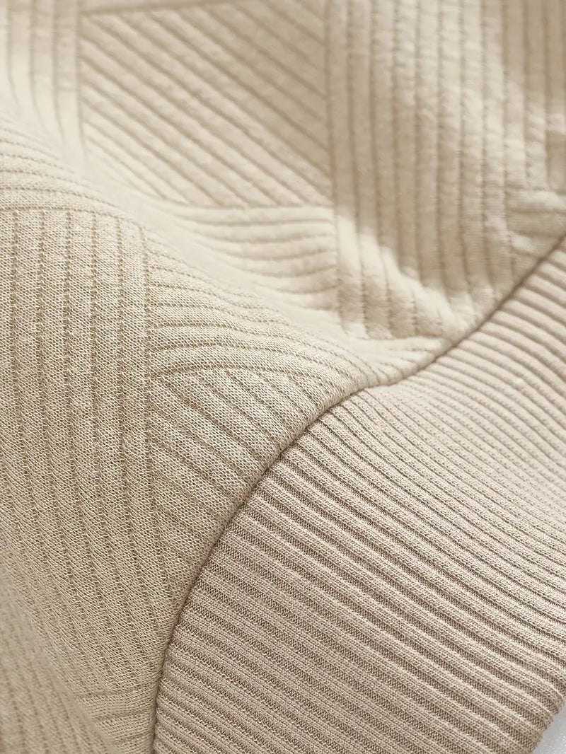 Oscar™ | Vintage Zip-Up Trui met Geometrisch Design