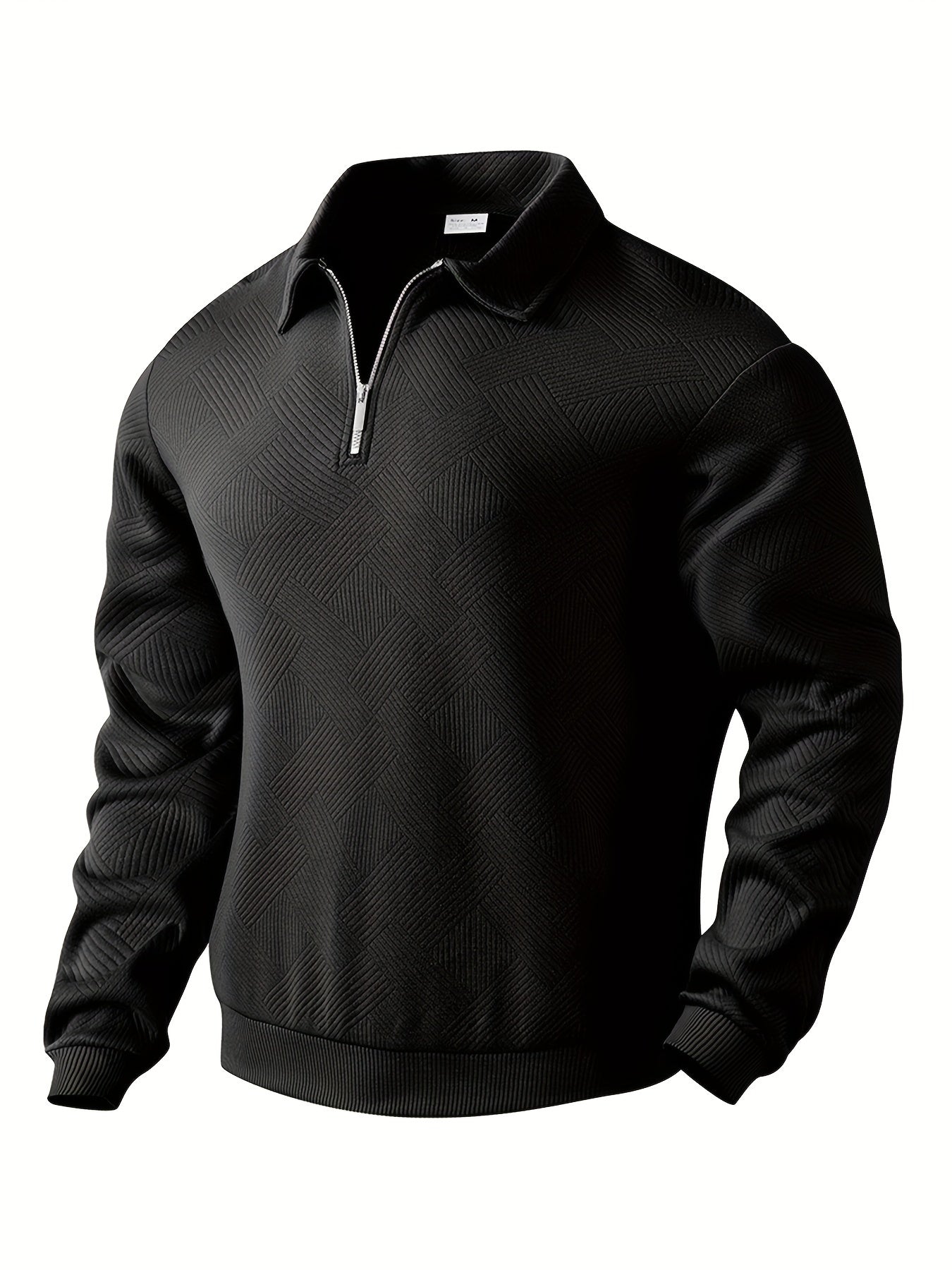 Oscar™ |  Vintage Zip-Up Trui met Geometrisch Design