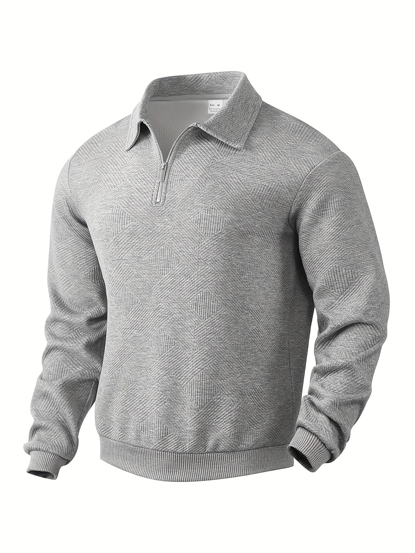 Oscar™ |  Vintage Zip-Up Trui met Geometrisch Design