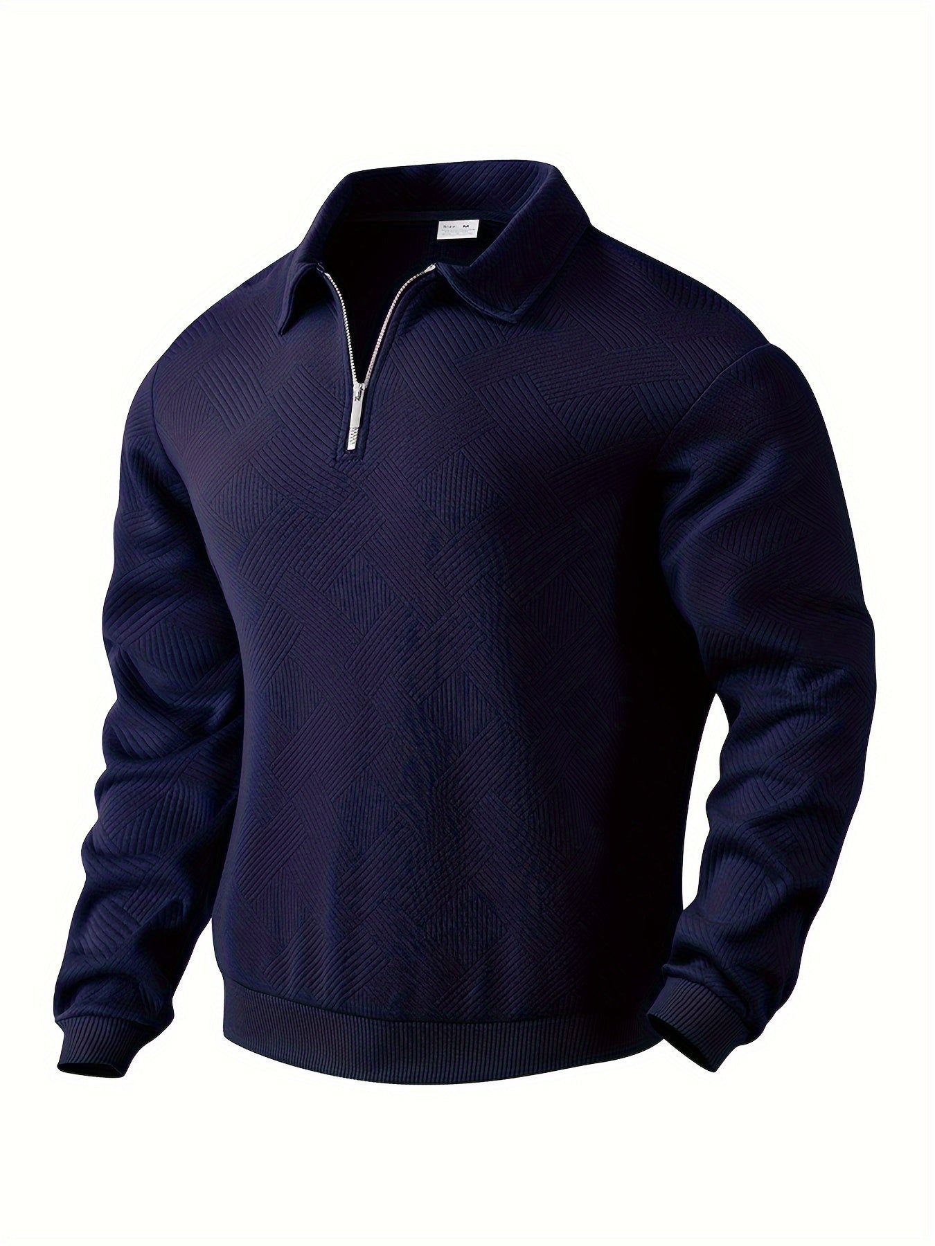 Oscar™ |  Vintage Zip-Up Trui met Geometrisch Design