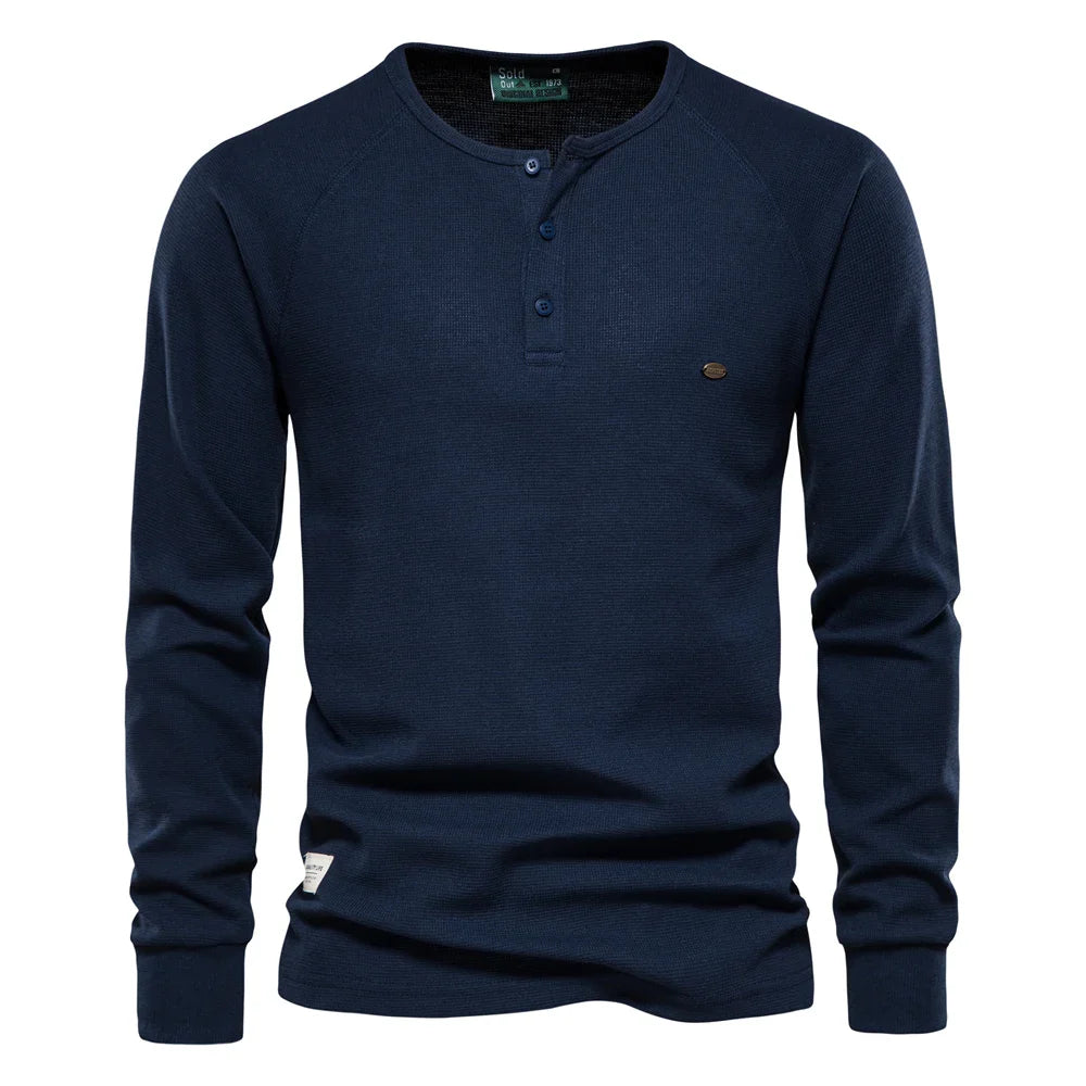 Leo™ | Long Sleeve Shirt Met Knopen
