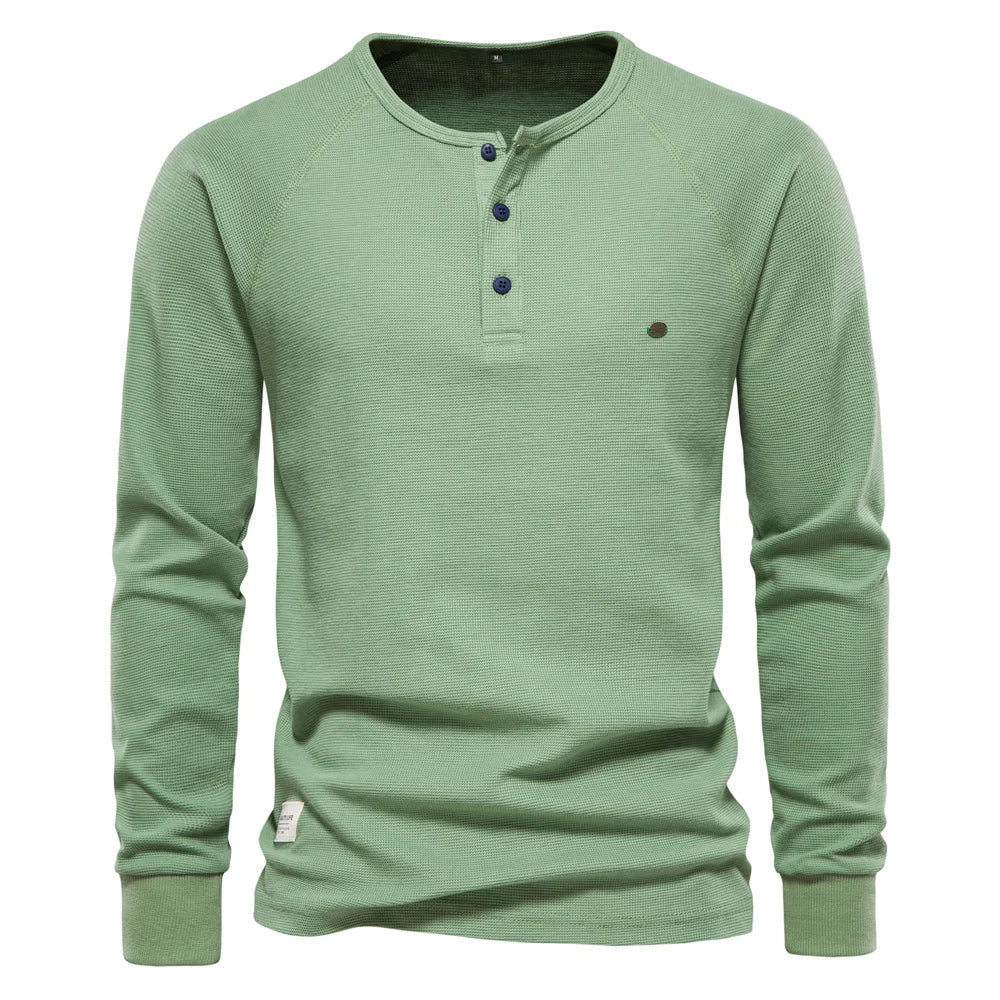 Leo™ | Long Sleeve Shirt Met Knopen