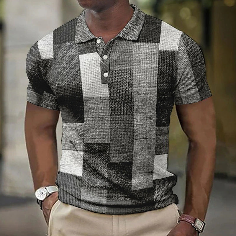 Raffaele™ Multikleur Polo in Moderne Stijl