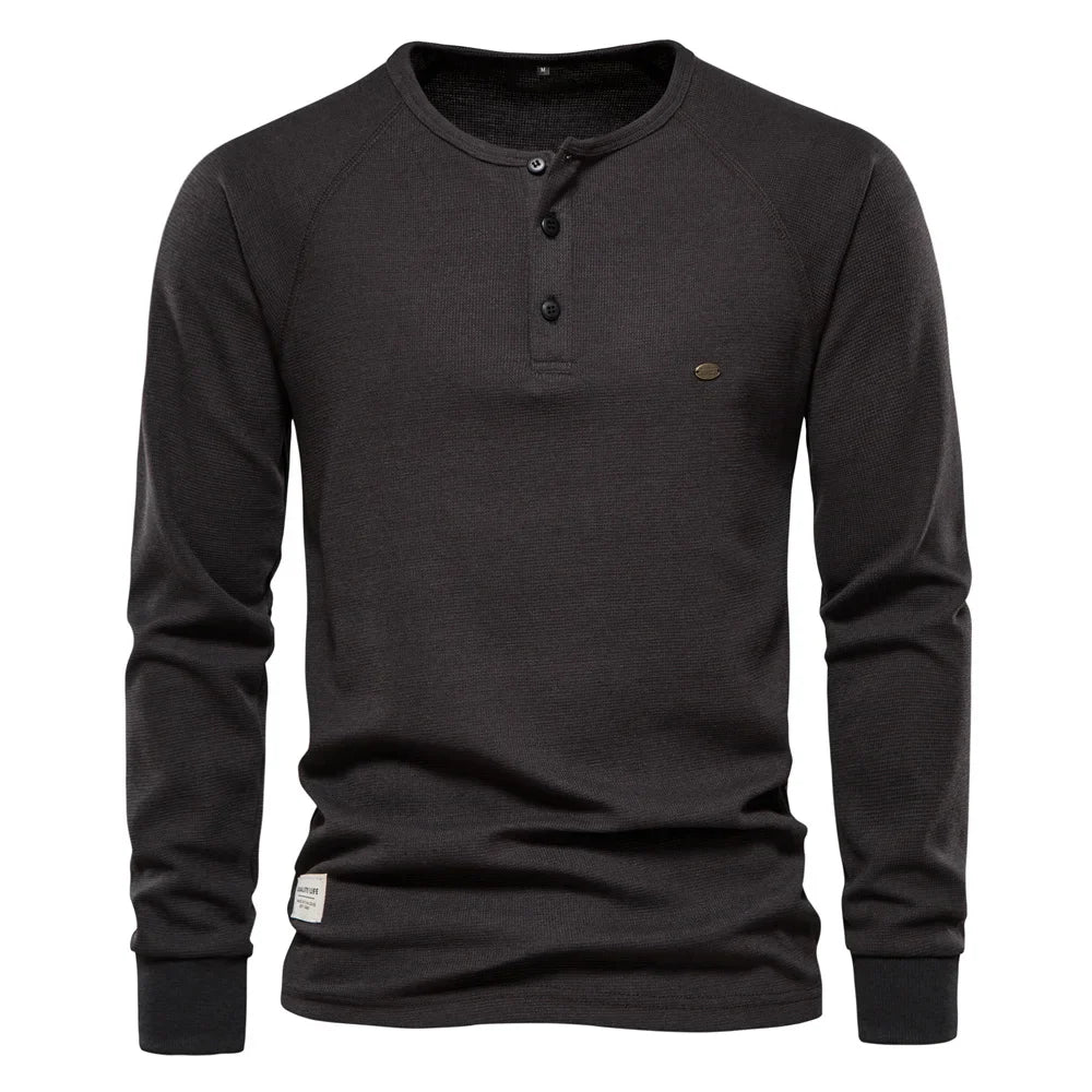 Leo™ | Long Sleeve Shirt Met Knopen