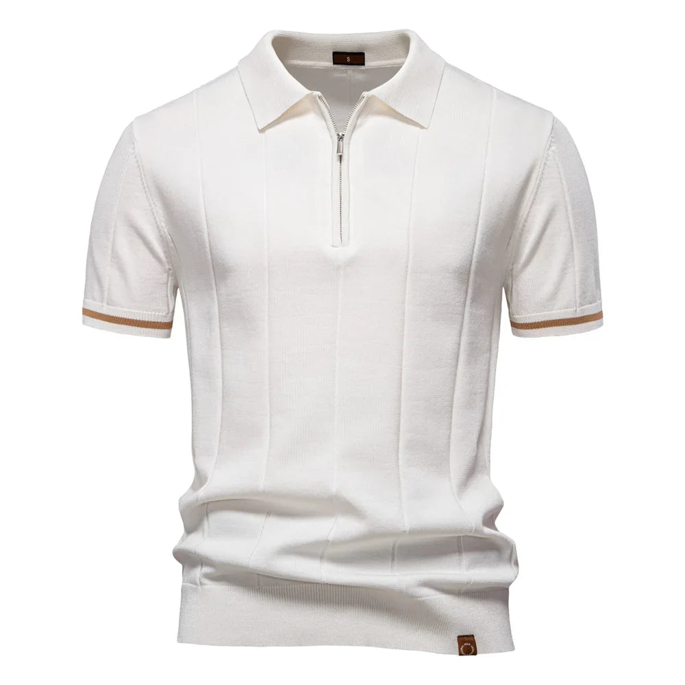 Vanvinci™ | Heren Polo Shirt Met Rits