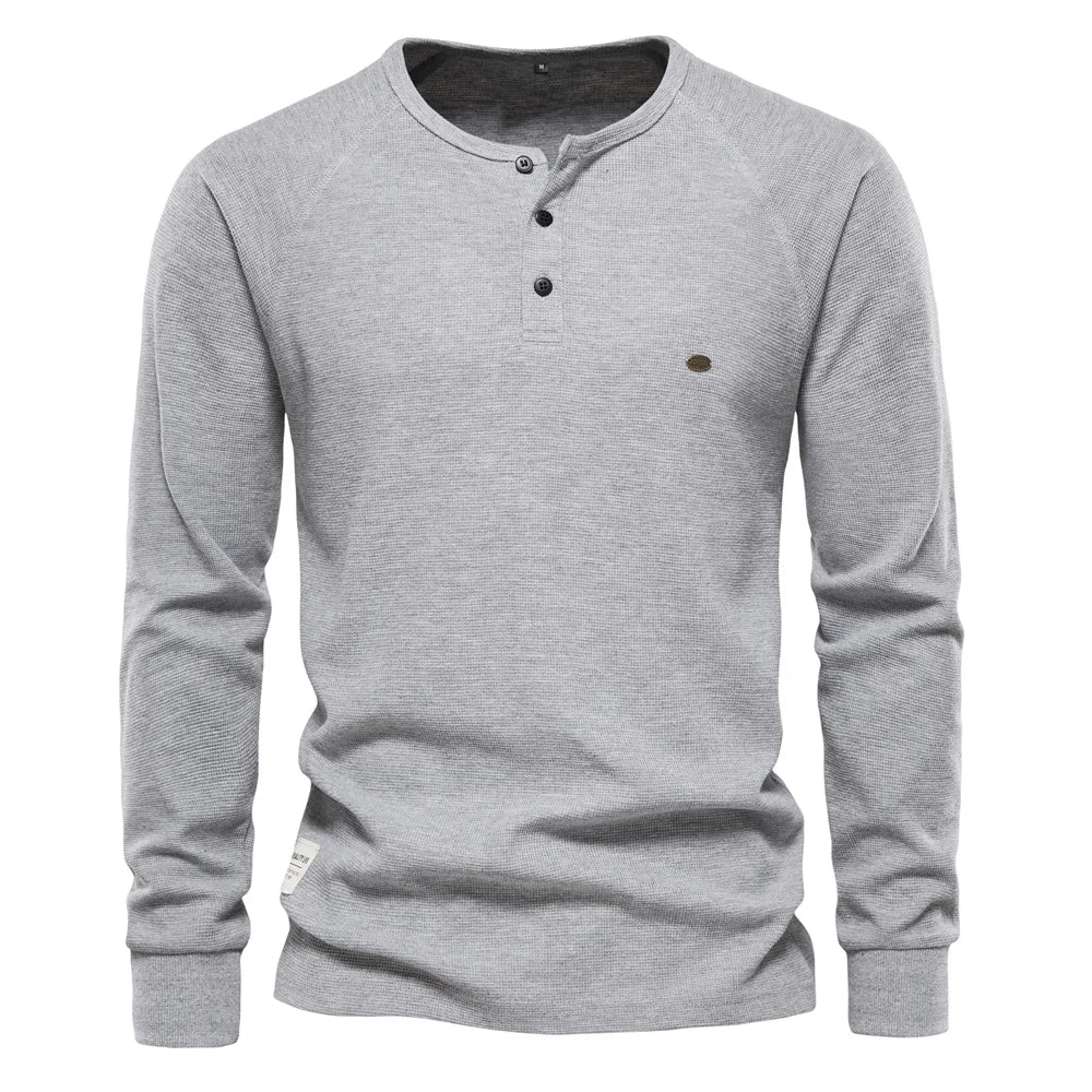Leo™ | Long Sleeve Shirt Met Knopen