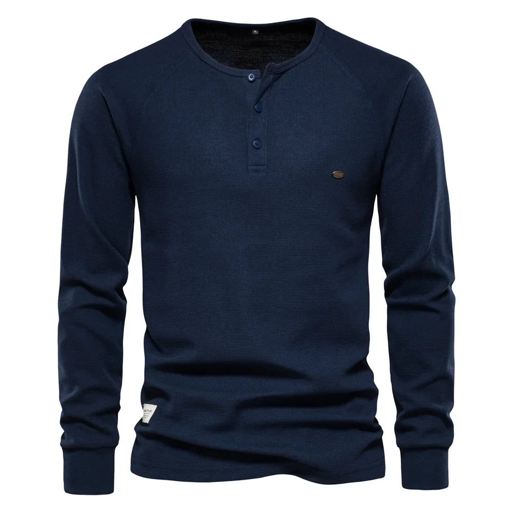 Leo™ | Long Sleeve Shirt Met Knopen