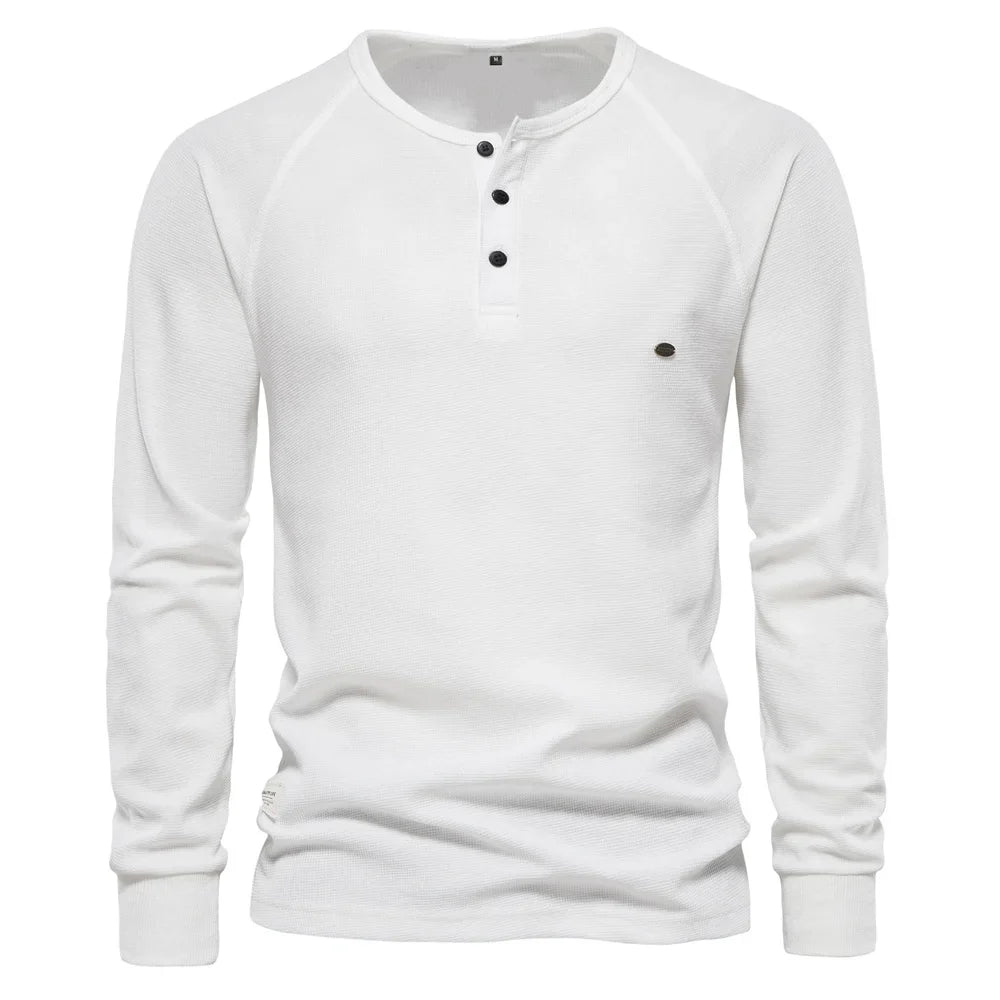 Leo™ | Long Sleeve Shirt Met Knopen