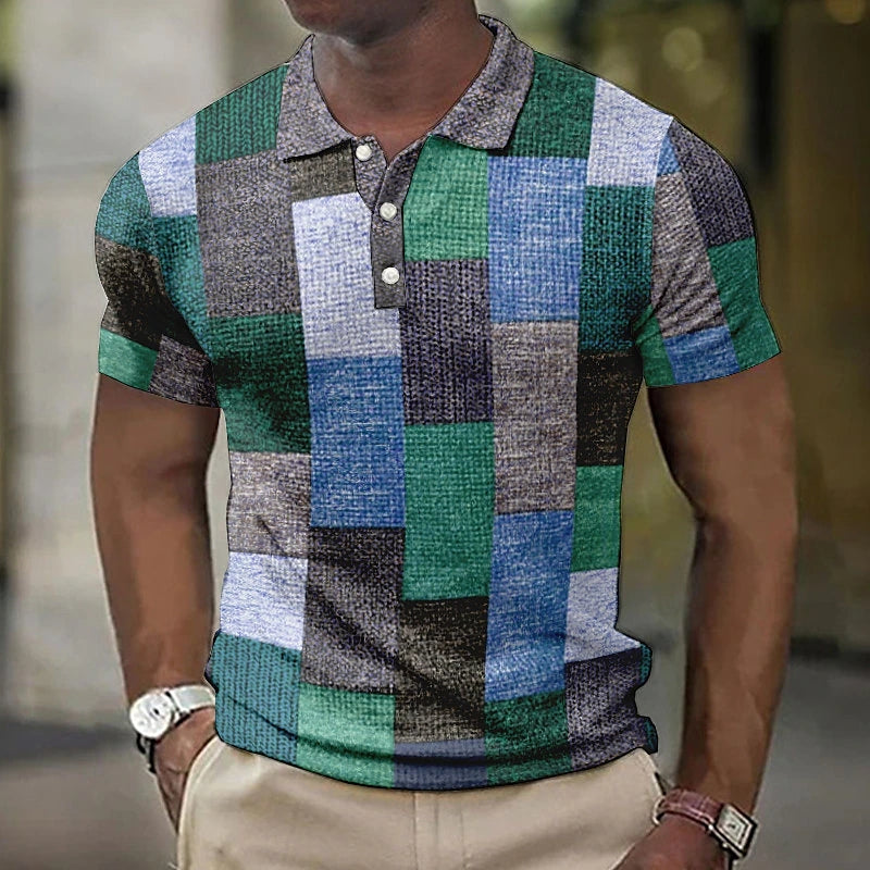 Raffaele™ Multikleur Polo in Moderne Stijl