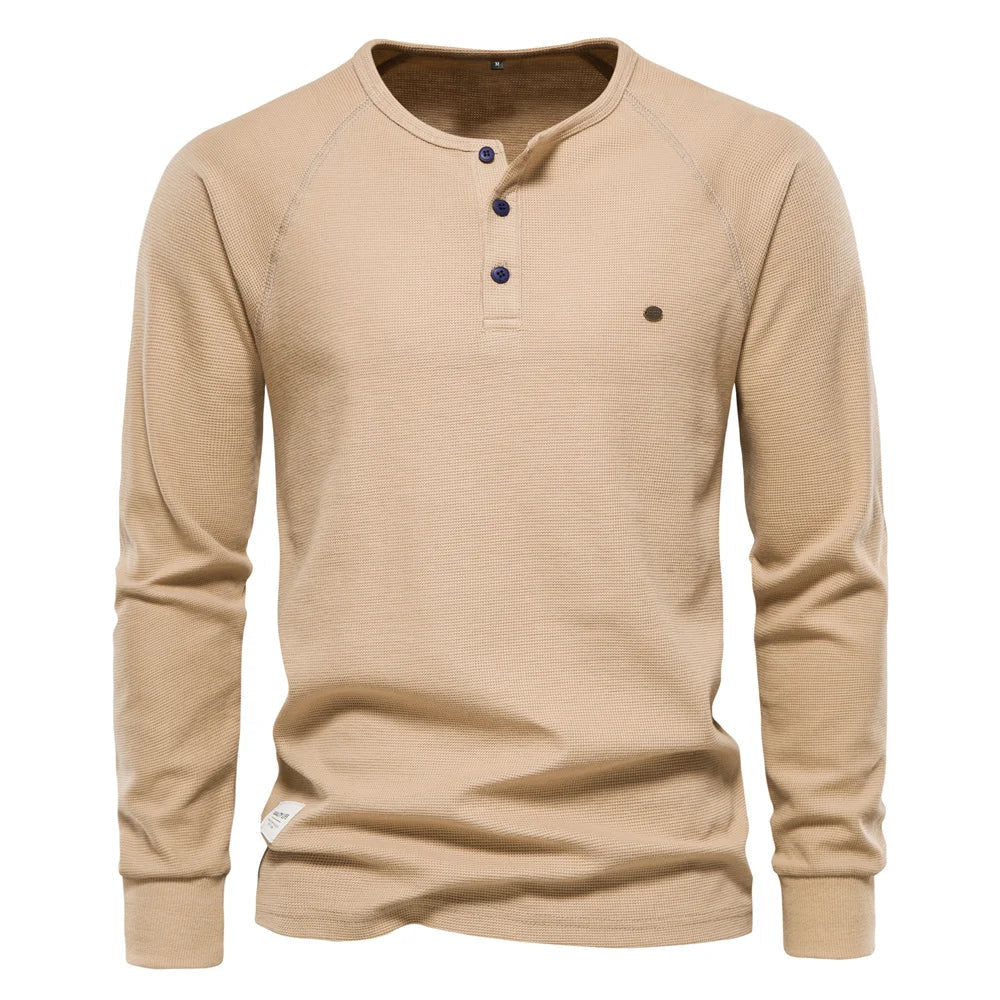 Leo™ | Long Sleeve Shirt Met Knopen