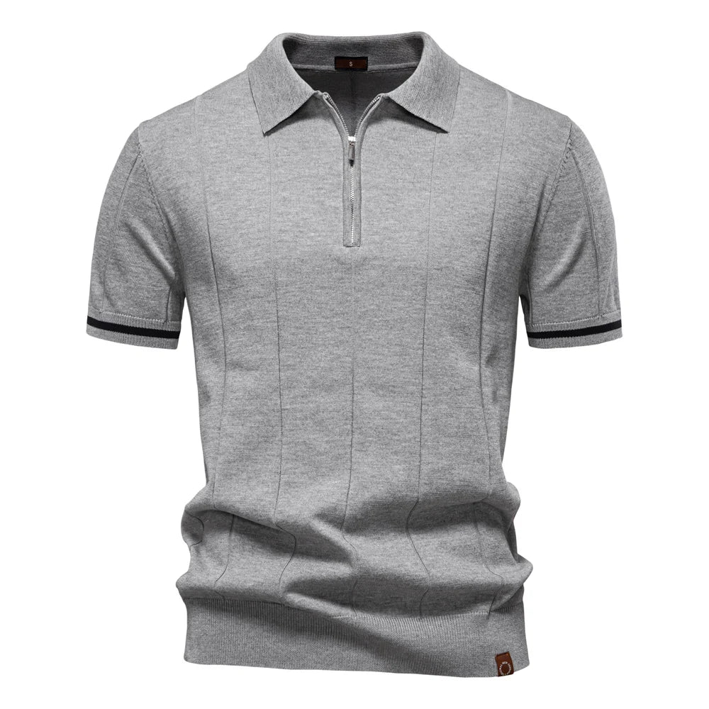 Vanvinci™ | Heren Polo Shirt Met Rits