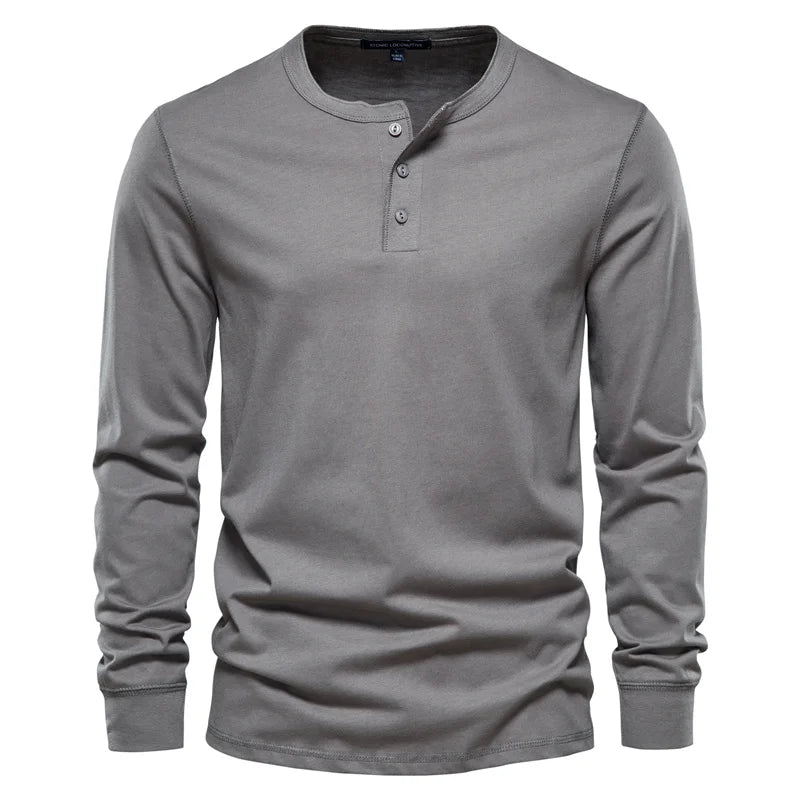 Vanvinci™ | Long Sleeve Shirt Met Knopen