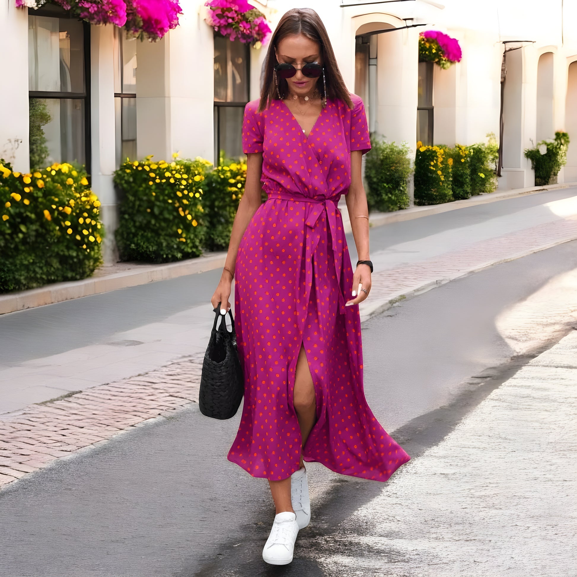 Eline | Elegante Bloemenjurk