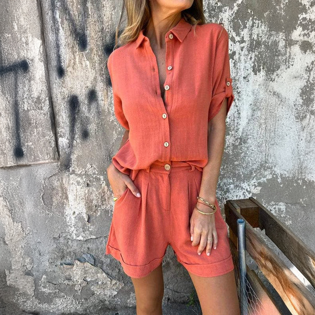 Linnea™ | Luchtige linnen set